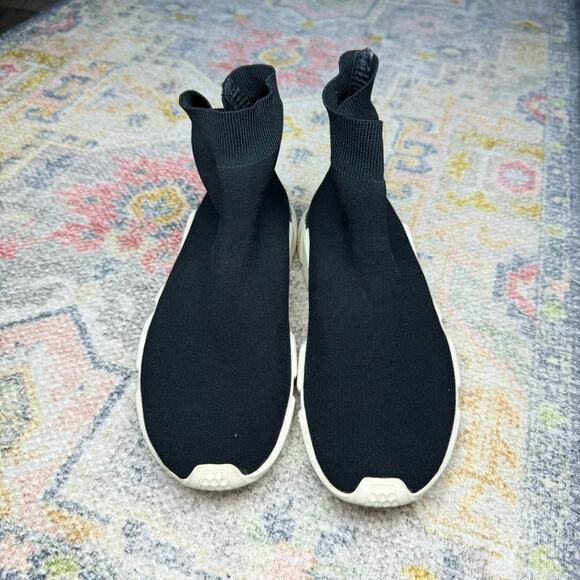 Jeffrey Campbell Black White High Top Redman Scuba Sock Sneaker Size 8.5 - Picture 3 of 7